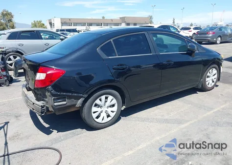 2012 Honda Civic Lx z USA, uszkodzony, nr VIN 19XFB2F59CE359670
